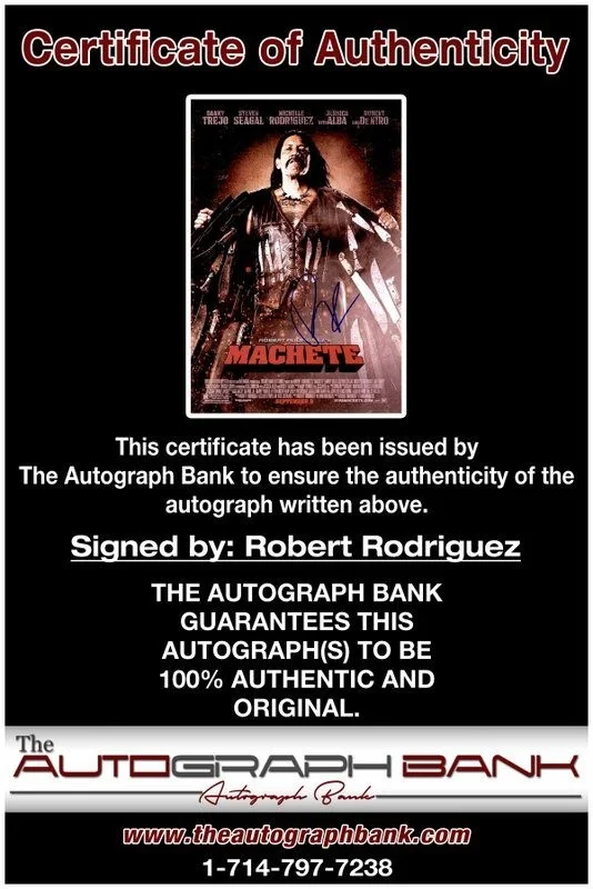 Robert Rodriguez — Robert Rodriguez authentic signed celebrity 10x15 photo W/Cert Autographed Y5, изображение 2