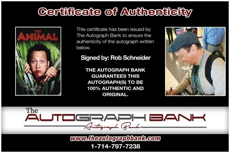 Rob Schneider — Rob Schneider authentic signed celebrity 10x15 photo W/Cert Autographed Y3, изображение 2