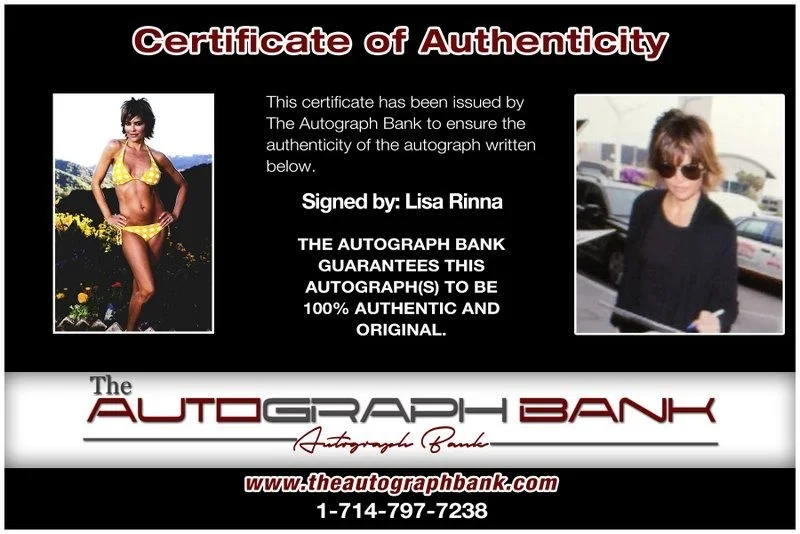 Lisa Rinna — Lisa Rinna authentic signed celebrity 10x15 photo W/Cert Autographed Y2, изображение 2
