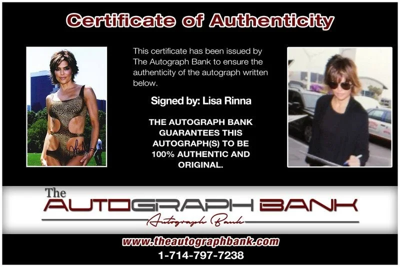 Lisa Rinna — Lisa Rinna authentic signed celebrity 10x15 photo W/Cert Autographed Y3, изображение 2