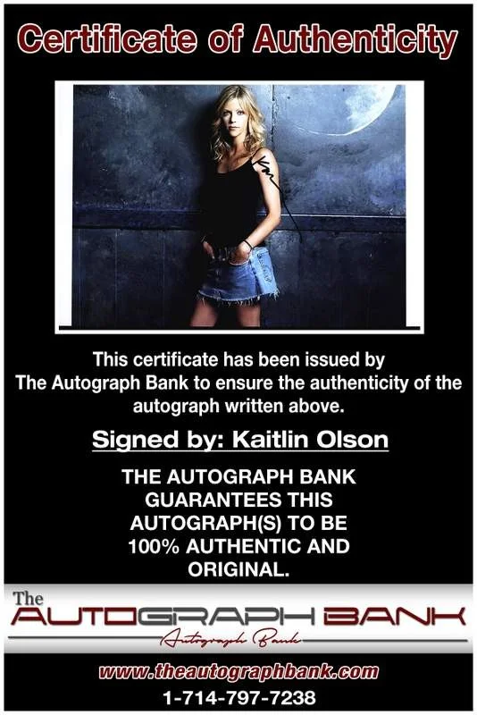 Kaitlin Olson — Kaitlin Olson authentic signed celebrity 10x15 photo W/Cert Autographed A0002, изображение 2