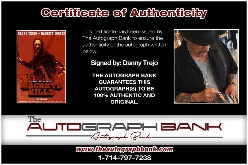 Danny Trejo — Danny Trejo authentic signed celebrity 10x15 photo W/Cert Autographed Y20, изображение 2