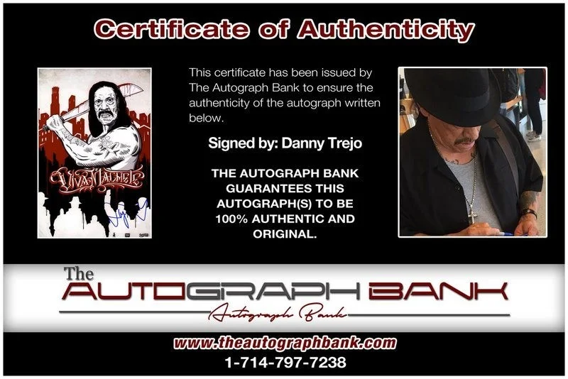 Danny Trejo — Danny Trejo authentic signed celebrity 10x15 photo W/Cert Autographed Y26, изображение 2