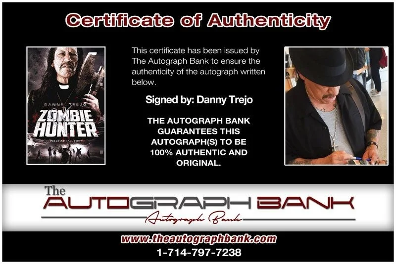 Danny Trejo — Danny Trejo authentic signed celebrity 10x15 photo W/Cert Autographed Y3, изображение 2