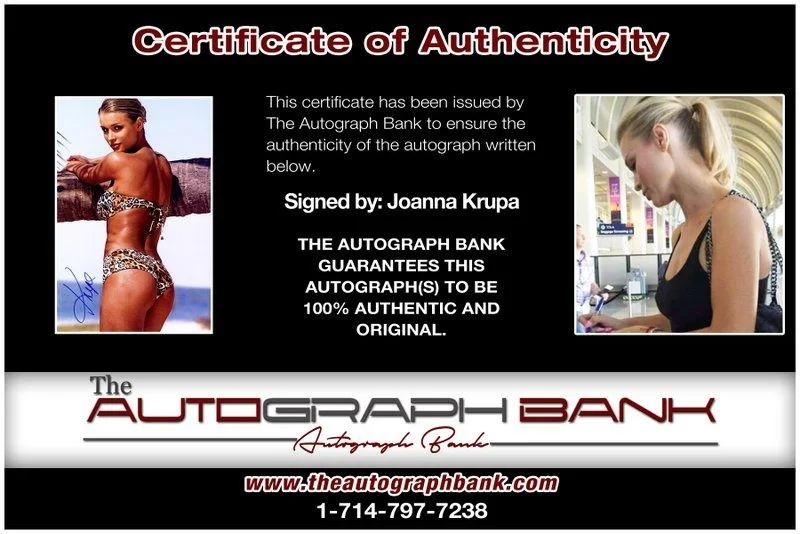 Joanna Krupa — Joanna Krupa authentic signed celebrity 10x15 photo W/Cert Autographed Y17, image 2