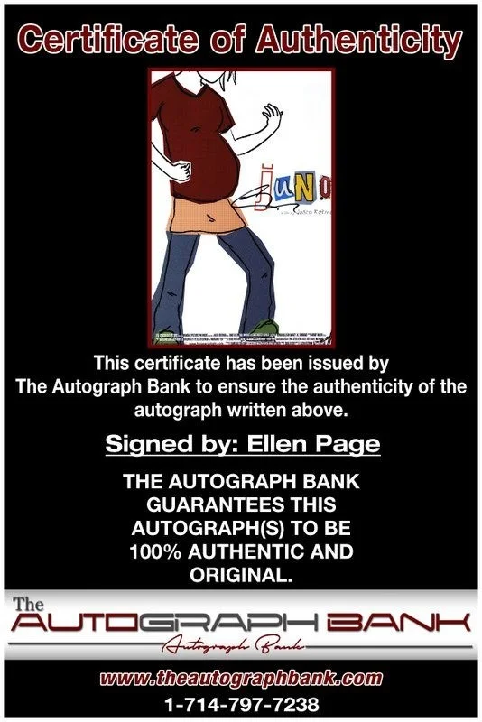 Ellen Page — Ellen Page authentic signed celebrity 10x15 photo W/Cert Autographed Y2, изображение 2