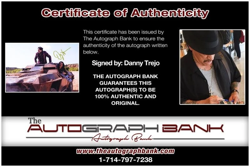 Danny Trejo — Danny Trejo authentic signed celebrity 10x15 photo W/Cert Autographed Y10, изображение 2