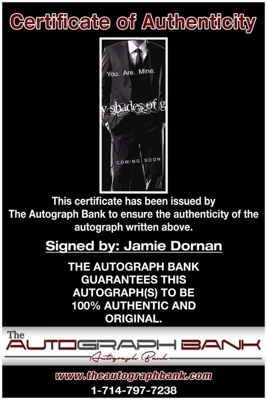 Jamie Dornan — Jamie Dornan authentic signed celebrity 10x15 photo W/Cert Autographed Y1, image 2