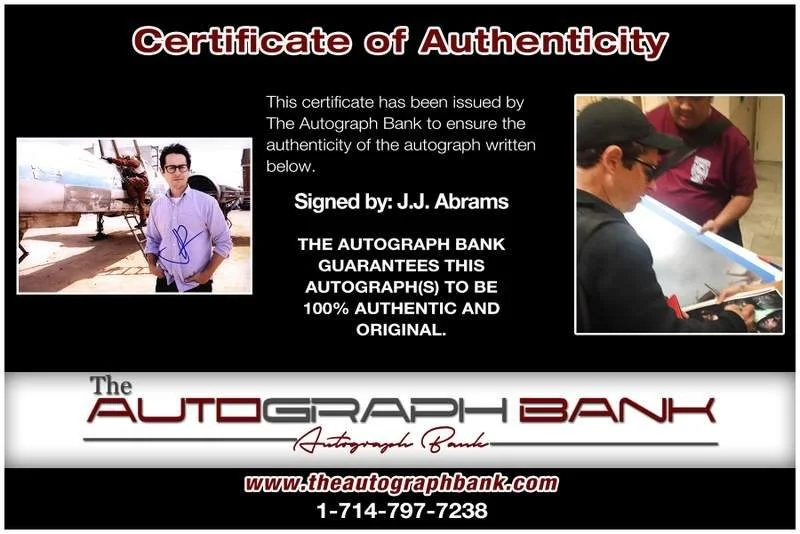 J.J. Abrams — J.J. Abrams authentic signed celebrity 10x15 photo W/Cert Autographed A0002, изображение 2