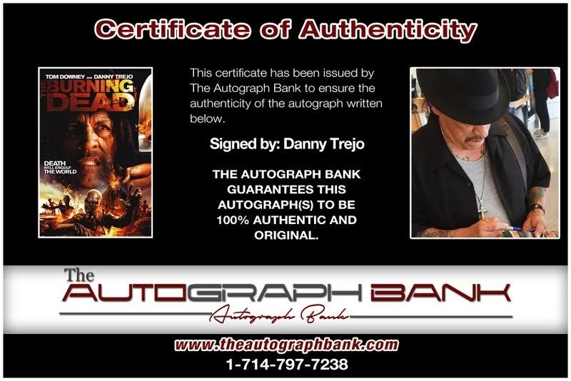 Danny Trejo — Danny Trejo authentic signed celebrity 10x15 photo W/Cert Autographed Y2, изображение 2