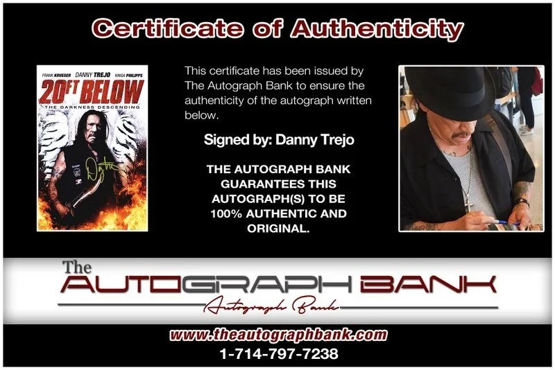 Danny Trejo — Danny Trejo authentic signed celebrity 10x15 photo W/Cert Autographed Y6, image 2