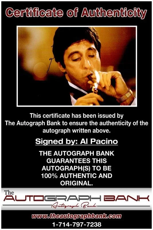 Al Pacino — Al Pacino authentic signed celebrity 10x15 photo W/Cert Autographed Y10, изображение 2