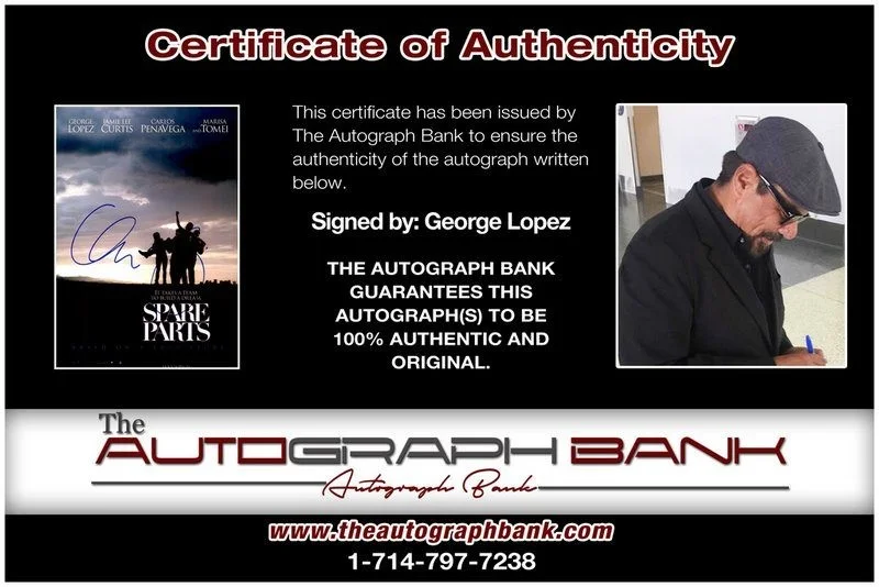 George Lopez — Foto autêntica assinada de celebridade 10x15 de George Lopez com certificado autografado Y13, изображение 2