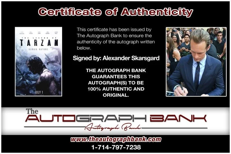 Alexander Skarsgard — Alexander Skarsgard authentic signed celebrity 10x15 photo W/Cert Autographed Y2, изображение 2