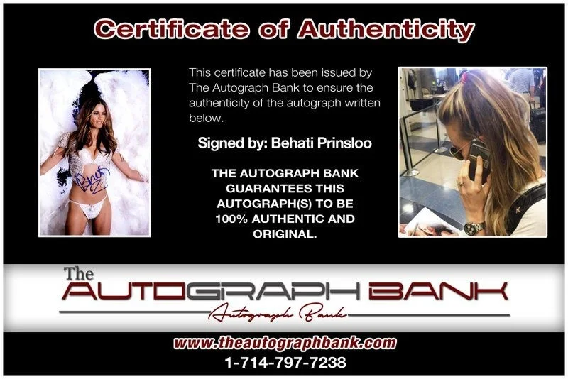 Behati Prinsloo — Behati Prinsloo authentic signed celebrity 10x15 photo W/Cert Autographed Y1, image 2