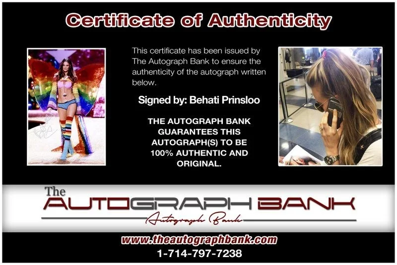 Behati Prinsloo — Behati Prinsloo authentic signed celebrity 10x15 photo W/Cert Autographed Y3, изображение 2