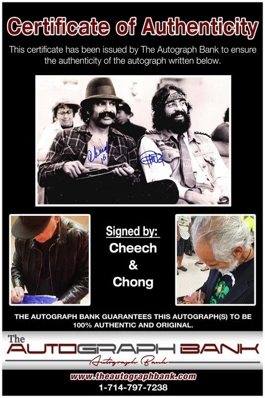 Cheech, Chong — Cheech & Chong authentic signed celebrity 10x15 photo W/Cert Autographed Y6, изображение 2