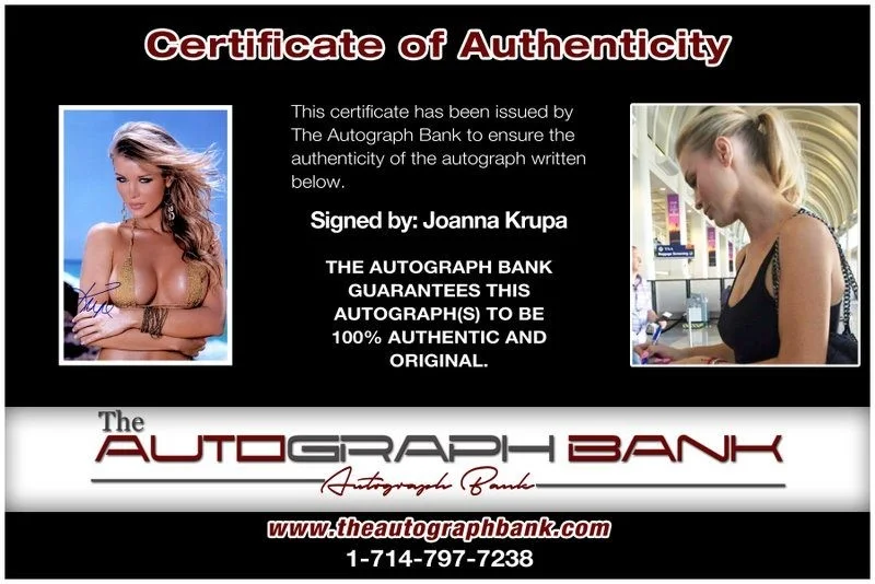 Joanna Krupa — Joanna Krupa authentic signed celebrity 10x15 photo W/Cert Autographed Y12, image 2