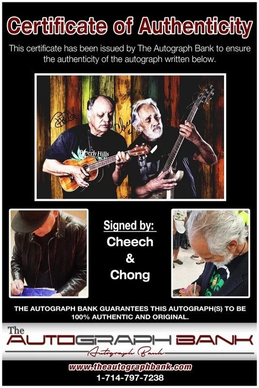 Cheech, Chong — Cheech & Chong authentic signed celebrity 10x15 photo W/Cert Autographed Y5, изображение 2