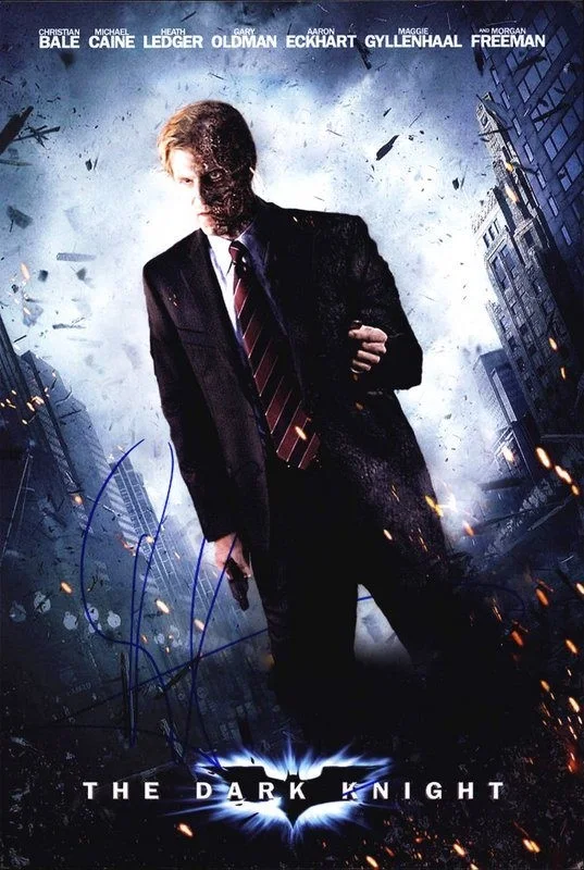 Aaron Eckhart — Aaron Eckhart authentic signed celebrity 10x15 photo W/Cert Autographed Y1