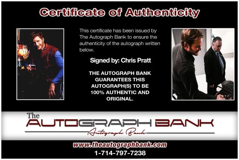 Chris Pratt — Chris Pratt authentic signed celebrity 10x15 photo W/Cert Autographed Y3, изображение 2