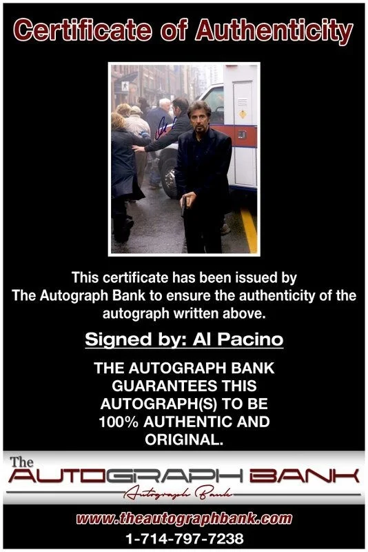 Al Pacino — Al Pacino authentic signed celebrity 10x15 photo W/Cert Autographed Y11, изображение 2
