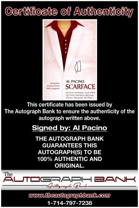 Al Pacino — Al Pacino authentic signed celebrity 10x15 photo W/Certificate Autographed (Y4), изображение 2