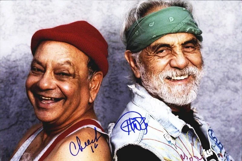 Cheech & Chong — Cheech & Chong authentic signed celebrity 10x15 photo W/Cert Autographed Y4