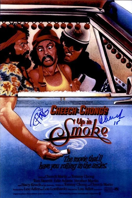 Cheech & Chong — Cheech & Chong authentic signed celebrity 10x15 photo W/Cert Autographed Y9