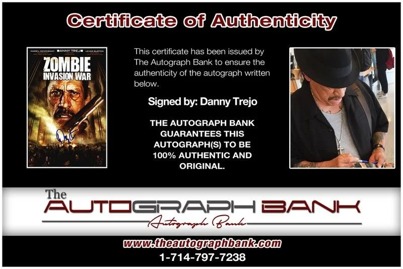 Danny Trejo — Danny Trejo authentic signed celebrity 10x15 photo W/Cert Autographed Y1, image 2