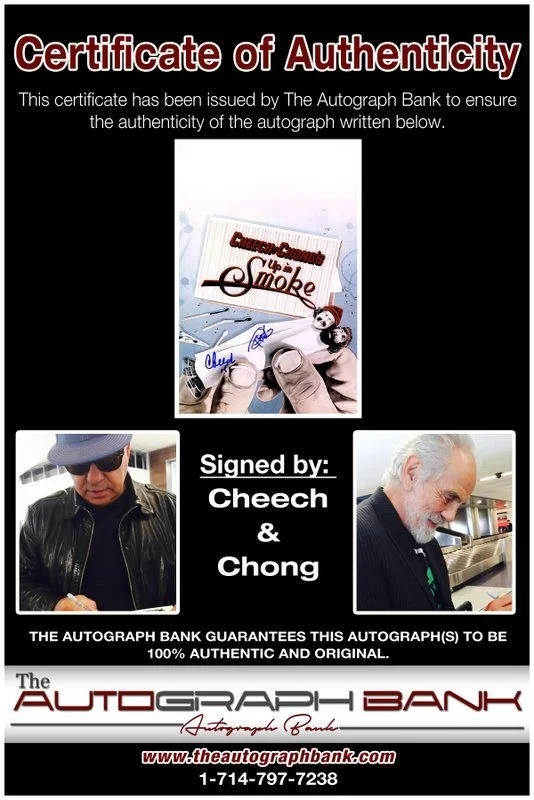 Cheech, Chong — Cheech & Chong authentic signed celebrity 10x15 photo W/Cert Autographed Y10, изображение 2