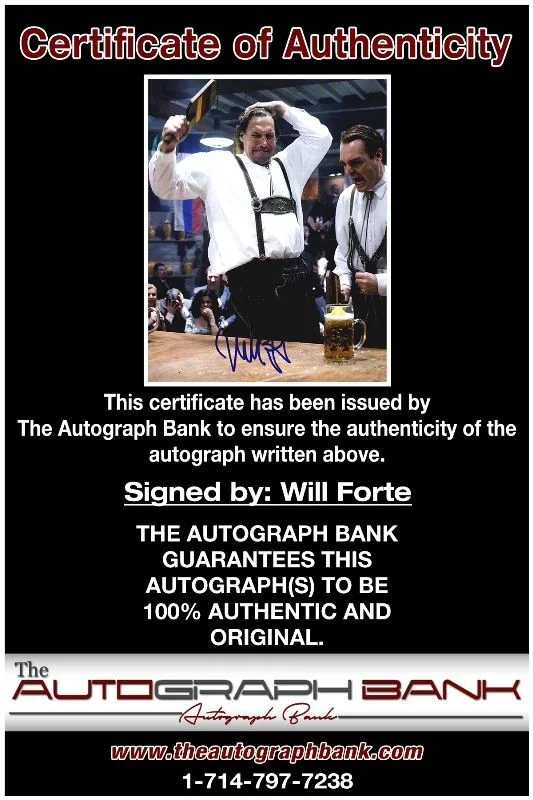 Will Forte — Will Forte authentic signed celebrity 8X10 photo W/Cert Autographed 132716b1, изображение 2