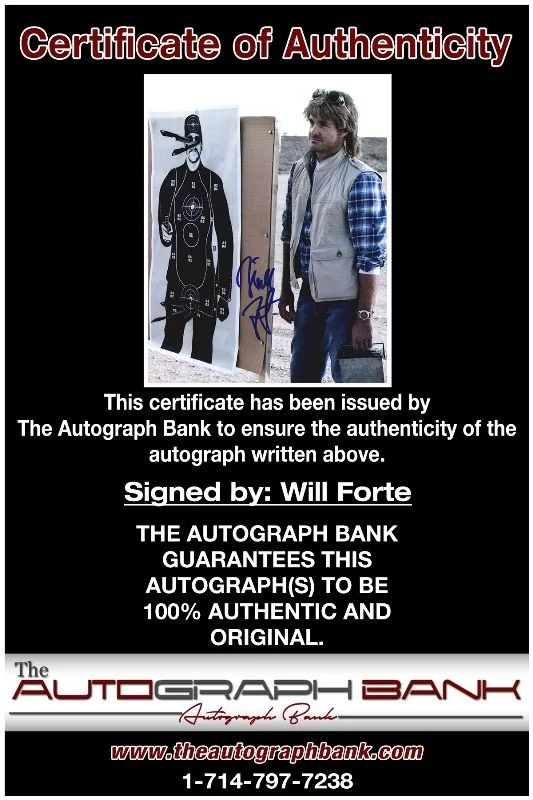 Will Forte — Will Forte authentic signed celebrity 8X10 photo W/Cert Autographed 132716a1, image 2