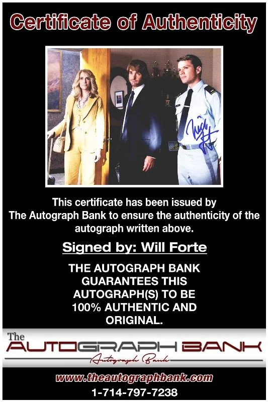Will Forte — Will Forte authentic signed celebrity 8X10 photo W/Cert Autographed 132716d1, изображение 2