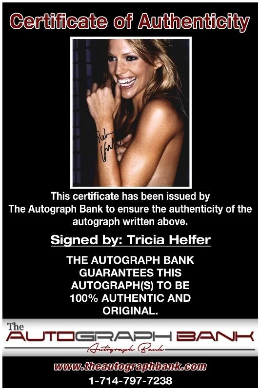 Tricia Helfer — Tricia Helfer authentic signed celebrity 8X10 photo W/Cert Autographed 132416a1, image 2