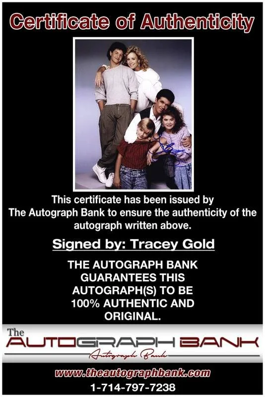 Tracey Gold — Tracey Gold authentic signed celebrity 8x10 photo W/Cert Autographed A0001, изображение 2
