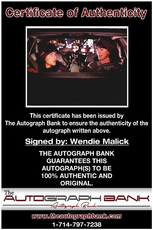 Wennie Malick — Wennie Malick authentic signed celebrity 8X10 photo W/Cert Autographed 132716a1, image 2