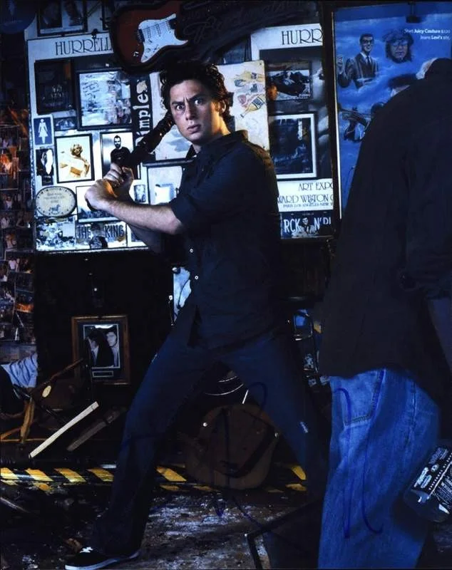 Zach Braff — Zach Braff signed celebrity 8x10 photo W/Cert Autograph 0781
