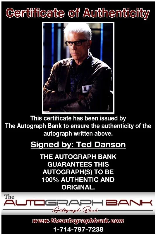 Ted Danson — Ted Danson authentic signed celebrity 8X10 photo W/Cert Autographed 132616a1, изображение 2