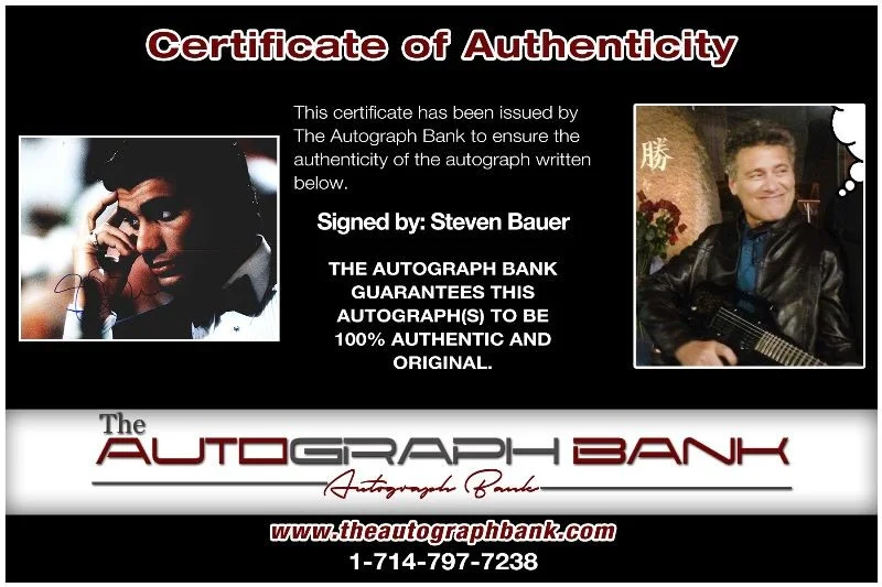 Steven Bauer — Steven Bauer authentic signed celebrity 8x10 photo W/Cert Autographed 132716s1, изображение 2