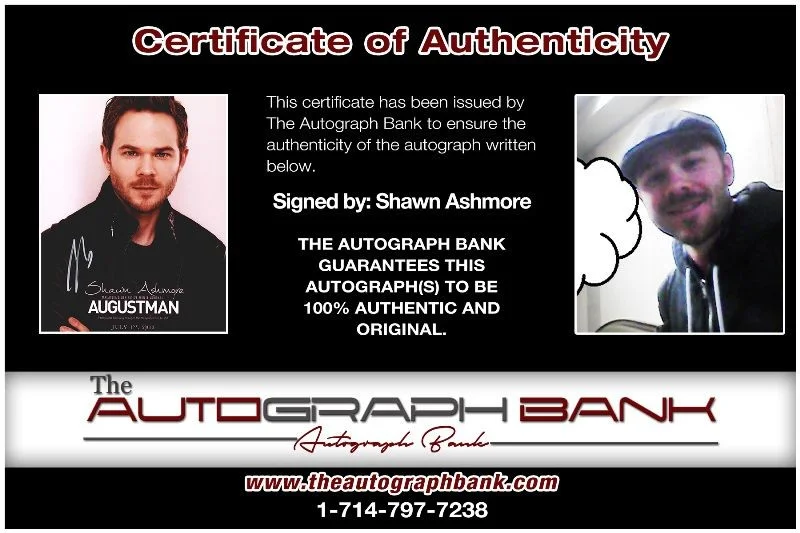 Shawn Ashmore — Shawn Ashmore authentic signed celebrity 8x10 photo W/Cert Autographed 132716f1, изображение 2