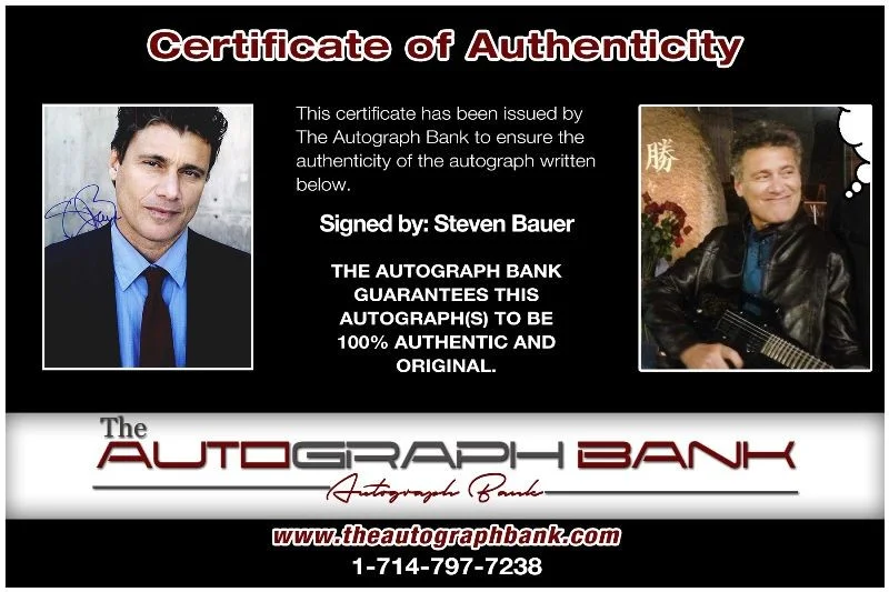 Steven Bauer — Steven Bauer authentic signed celebrity 8x10 photo W/Cert Autographed 132716q1, изображение 2