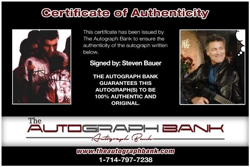 Steven Bauer — Steven Bauer authentic signed celebrity 8x10 photo W/Cert Autographed 132716c1, изображение 2