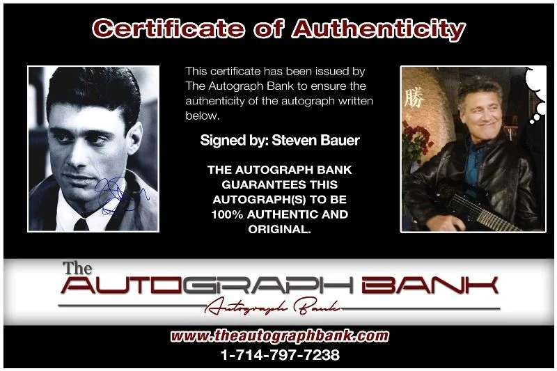 Steven Bauer — Steven Bauer authentic signed celebrity 8x10 photo W/Cert Autographed 132716p1, изображение 2