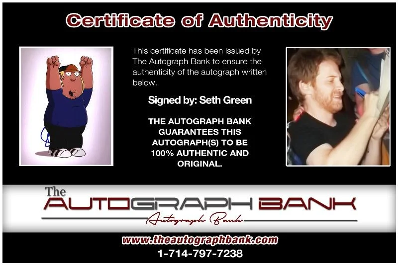 Seth Green — Seth Green authentic signed celebrity 8x10 photo W/Cert Autographed 132716m1, изображение 2