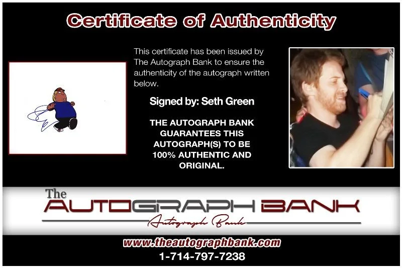 Seth Green — Seth Green authentic signed celebrity 8x10 photo W/Cert Autographed 132716e1, изображение 2