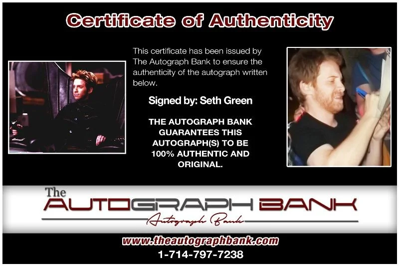 Seth Green — Seth Green authentic signed celebrity 8x10 photo W/Cert Autographed 132716i1, image 2