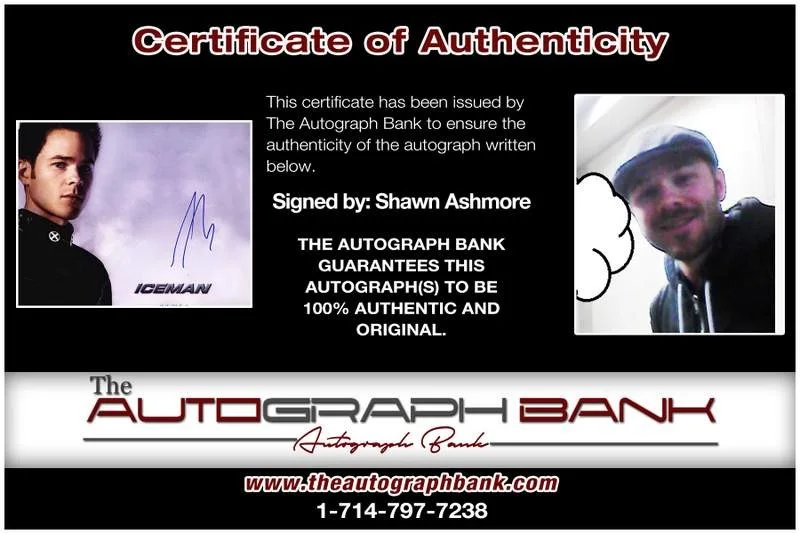 Shawn Ashmore — Shawn Ashmore authentic signed celebrity 8x10 photo W/Cert Autographed A0002, изображение 2