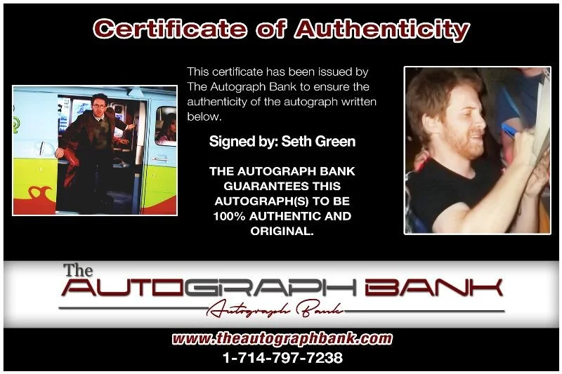 Seth Green — Seth Green authentic signed celebrity 8x10 photo W/Cert Autographed 132716h1, image 2