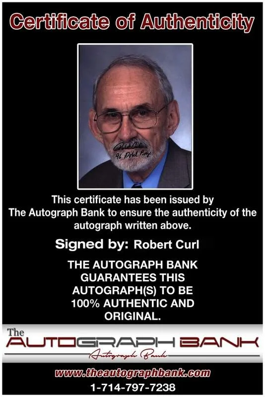 Robert Curl — Robert Curl signed celebrity 8x10 photo W/Cert Autograph 0628, image 2